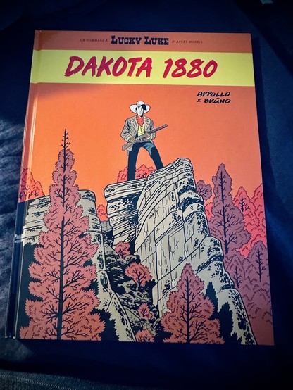 Dakota 1880. Appollo (scénario), Brüno (dessin), Laurence Croix (couleurs). Dargaud (Hors collection Lucky / Lucky Comics). 16€.