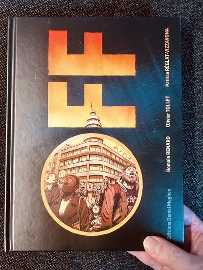 Off, dessiné par Patrice Réglat-Vizzavona et scénarisé par Romain Renard et Olivier Tollet, nous plonge dans les affres d’une tempête solaire qui a fait disparaître le courant électrique à l’échelle mondiale.